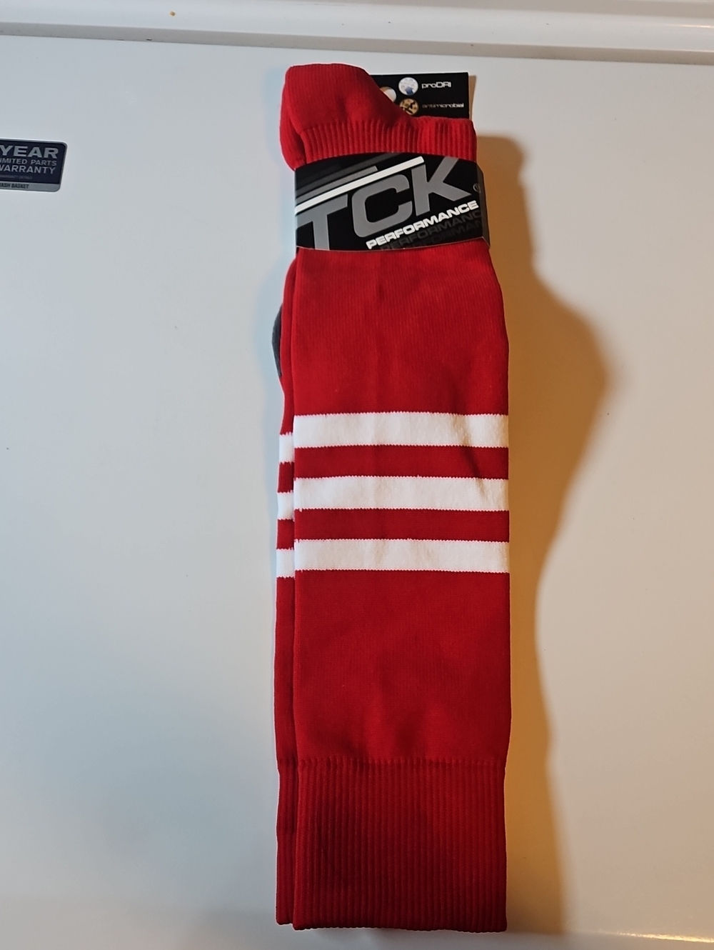 Red And White Sport Sock
